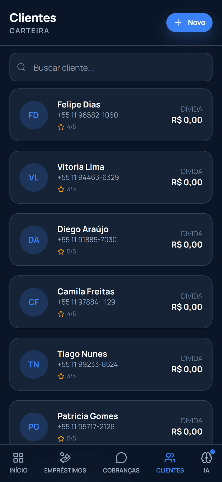 Gestao de Clientes - 1