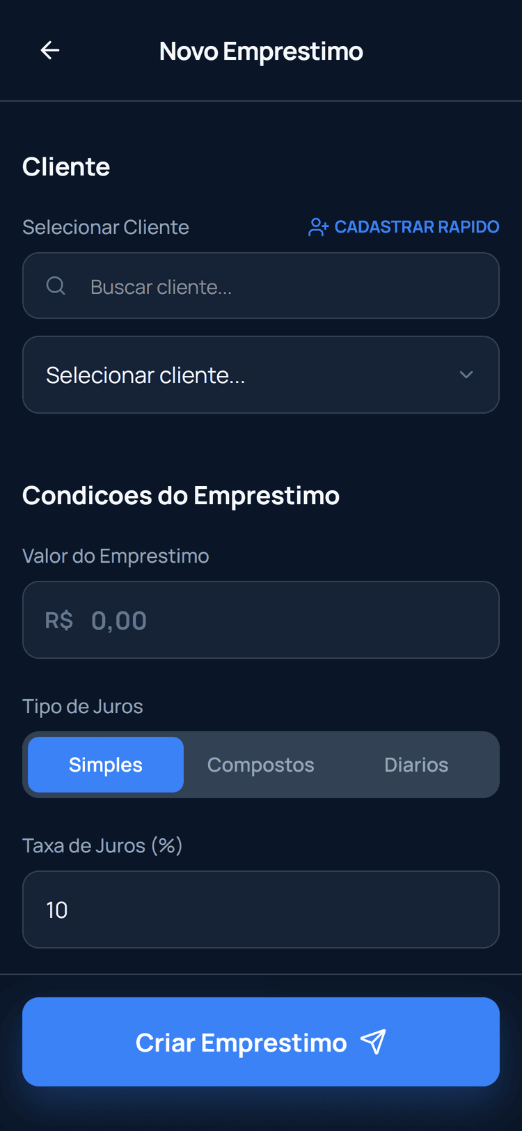 Novo Emprestimo - 1